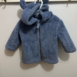 Hanna Andersson Soft Blue Baby Jacket